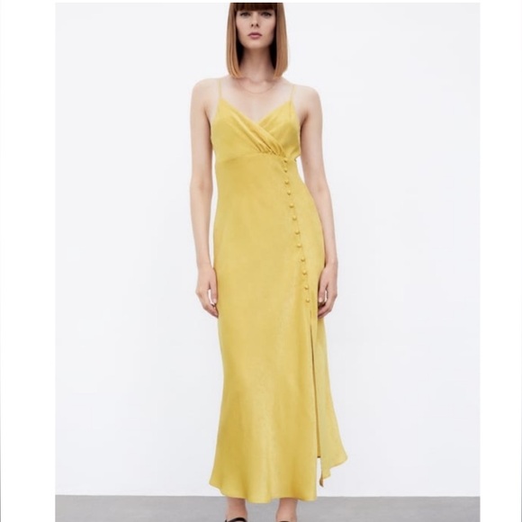 Zara Buttoned Slip Dress - Picture 6 of 10